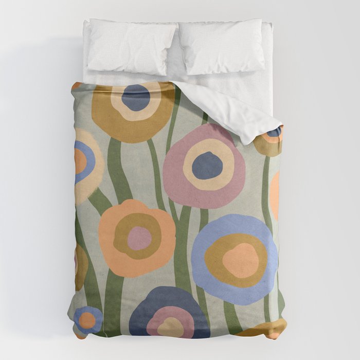 Evening flowers Duvet Cover Gallery Image 1
