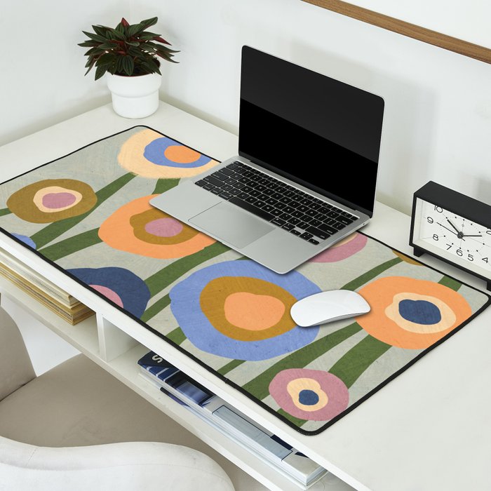 Evening flowers Desk Mat Gallery Image 2