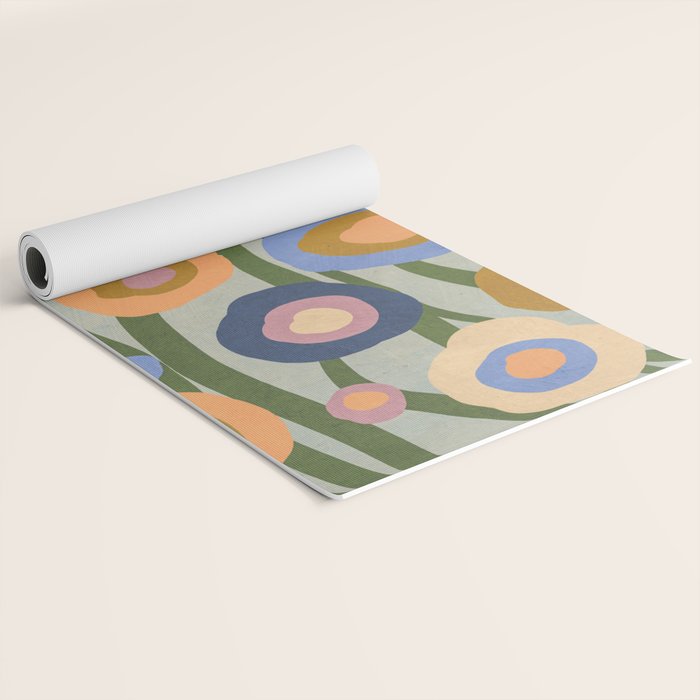 Evening flowers Yoga Mat Gallery Image 2