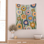 Evening flowers Wall Tapestry Gallery Image 2