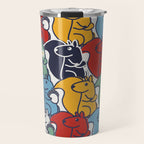 Colorful Squirrels Travel Mug Gallery Image 1