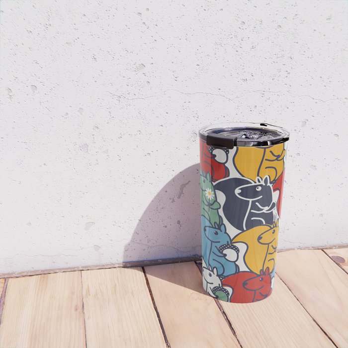 Colorful Squirrels Travel Mug Gallery Image 4