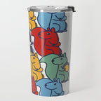 Colorful Squirrels Travel Mug Gallery Image 2