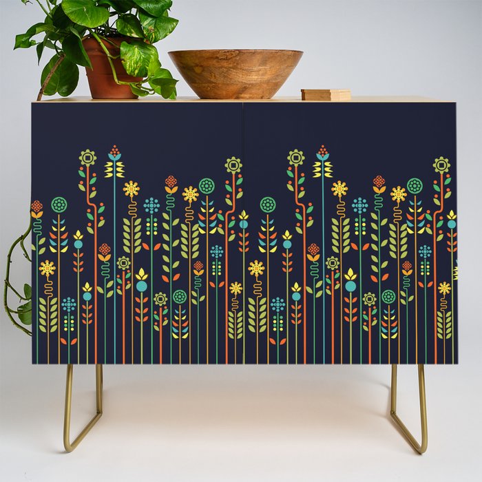 Overgrown flowers Credenza Gallery Image 1