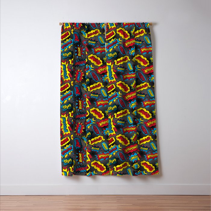 Super Words! Window Curtain Gallery Image 3