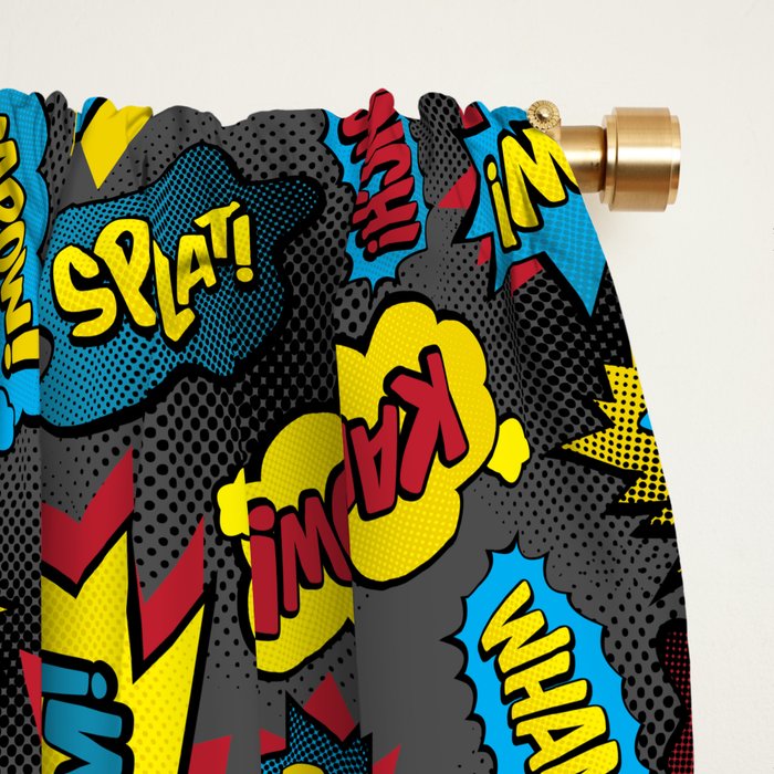 Super Words! Window Curtain Gallery Image 2