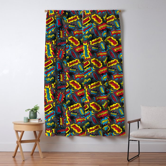 Super Words! Window Curtain Gallery Image 5