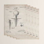 Golf Tee Patent - Golfing Tee Art - Antique Wrapping Paper Gallery Image 3