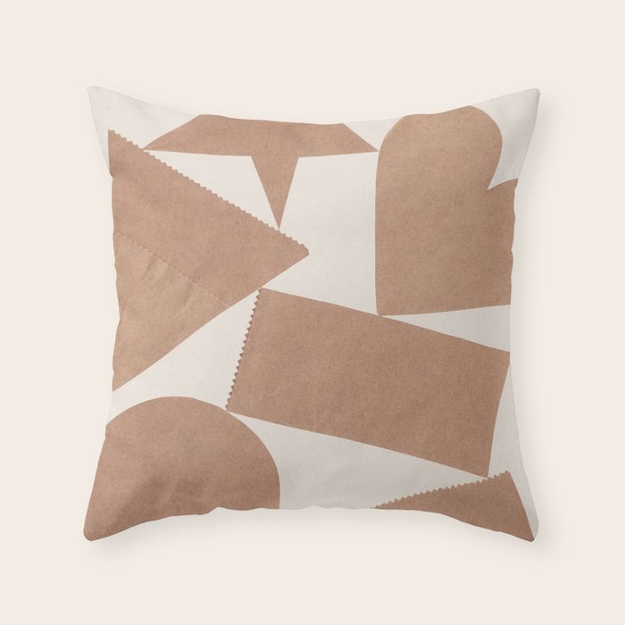 Exploring Shapes Throw Pillow Gallery Image 1