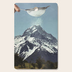 Sifted Summit - Snow Sugar on Mountain Peak Cutting Board Gallery Image 1