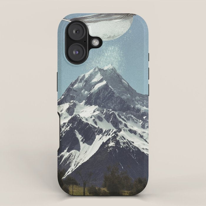 Sifted Summit - Snow Sugar on Mountain Peak iPhone Case Gallery Image 1