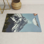 Sifted Summit - Snow Sugar on Mountain Peak Rug Gallery Image 1