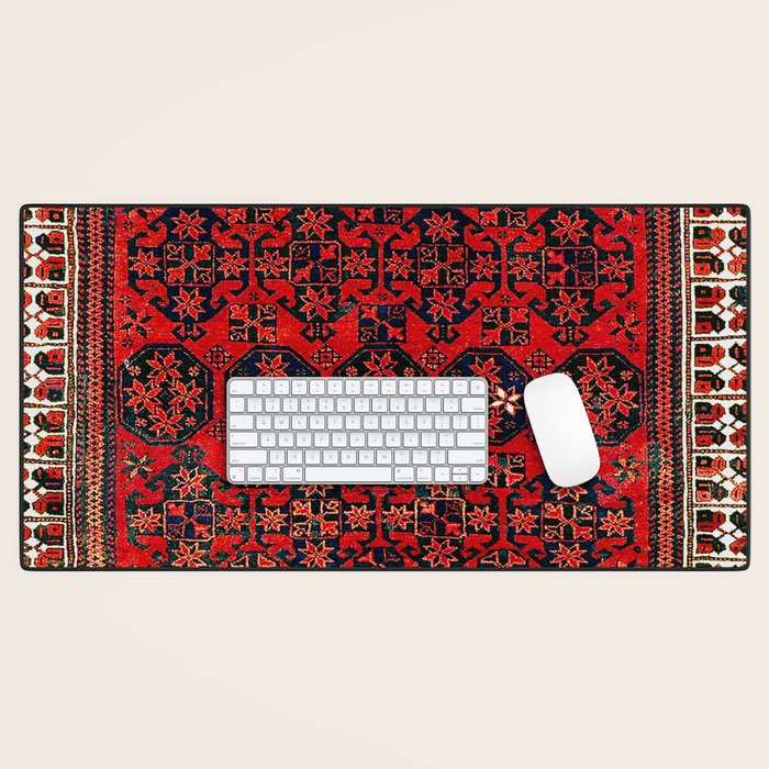 Baluch Khorasan Persian  Antique Rug Print Desk Mat Gallery Image 1