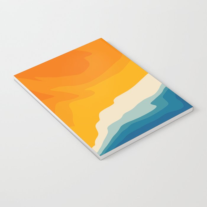 Seascape aerial view Notebook Gallery Image 3