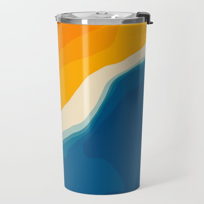 Seascape aerial view Travel Mug Gallery Image 2