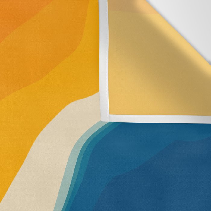 Seascape aerial view Wall Tapestry Gallery Image 3
