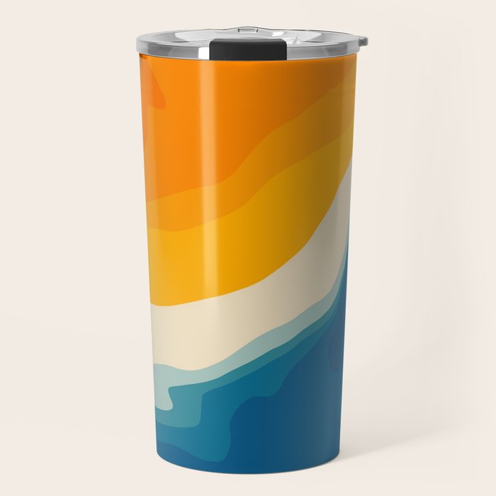 Seascape aerial view Travel Mug Gallery Image 1