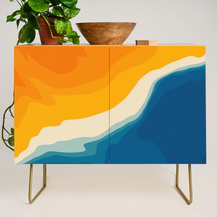 Seascape aerial view Credenza Gallery Image 1