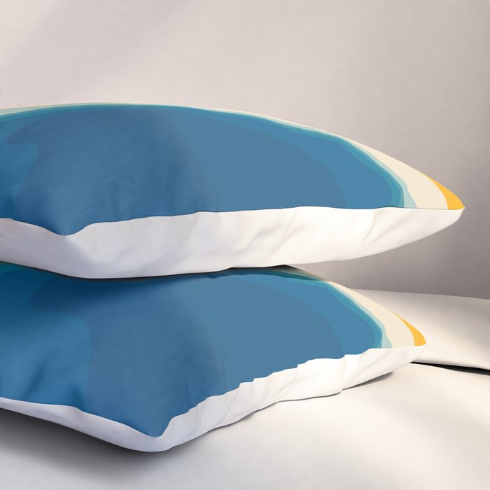 Seascape aerial view Pillow Sham Gallery Image 3