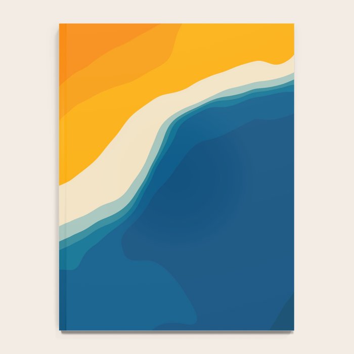 Seascape aerial view Notebook Gallery Image 4