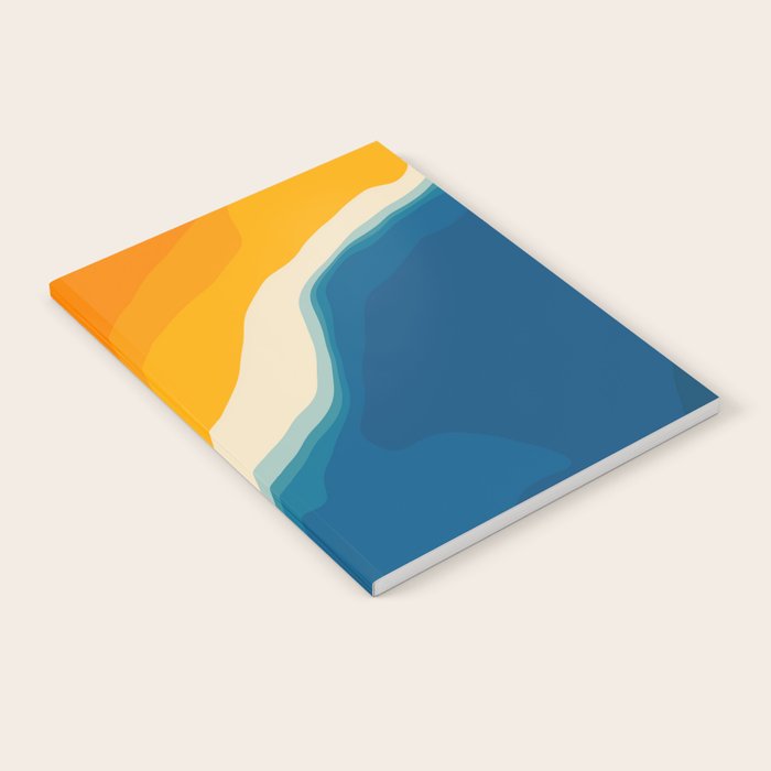 Seascape aerial view Notebook Gallery Image 2