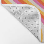 Wavy Retro Stripes Bath Mat Gallery Image 2