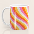 Wavy Retro Stripes Coffee Mug Gallery Image 3