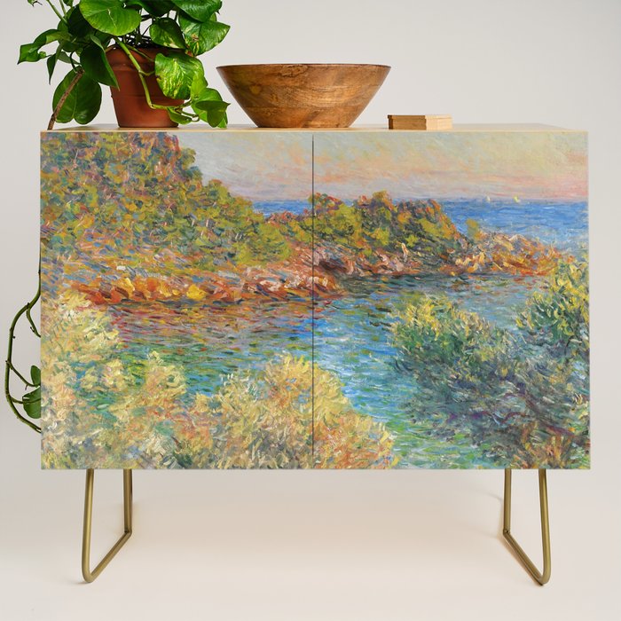 Claude Monet "Landscape near Montecarlo" Credenza Gallery Image 1