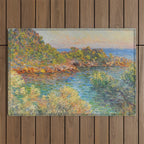 Claude Monet "Landscape near Montecarlo" Outdoor Rug Gallery Image 1