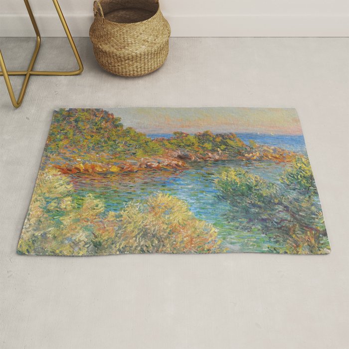 Claude Monet "Landscape near Montecarlo" Rug Gallery Image 1