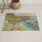 Claude Monet "Landscape near Montecarlo" Rug Gallery Image 1