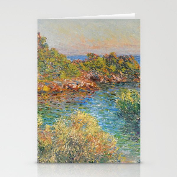 Claude Monet "Landscape near Montecarlo" Stationery Card Gallery Image 2