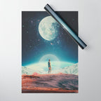 Somewhere between Sometime & Eternity Wrapping Paper Gallery Image 1