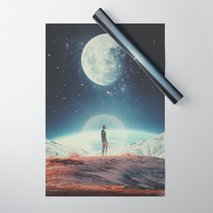 Somewhere between Sometime & Eternity Wrapping Paper Gallery Image 1
