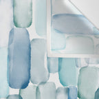Sea Glass Watercolor Wall Tapestry Gallery Image 3