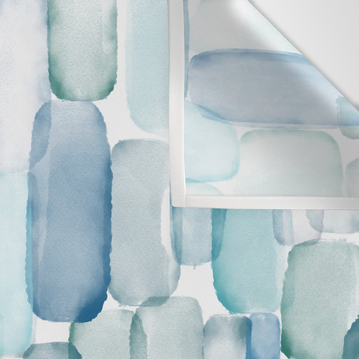 Sea Glass Watercolor Wall Tapestry Gallery Image 3