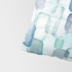 Sea Glass Watercolor Pillow Sham Gallery Image 4