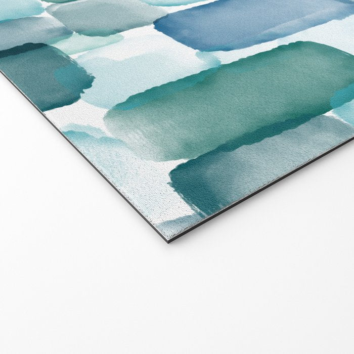 Sea Glass Watercolor Welcome Mat Gallery Image 2