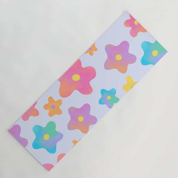 Flower market neon Yoga Mat Gallery Image 1