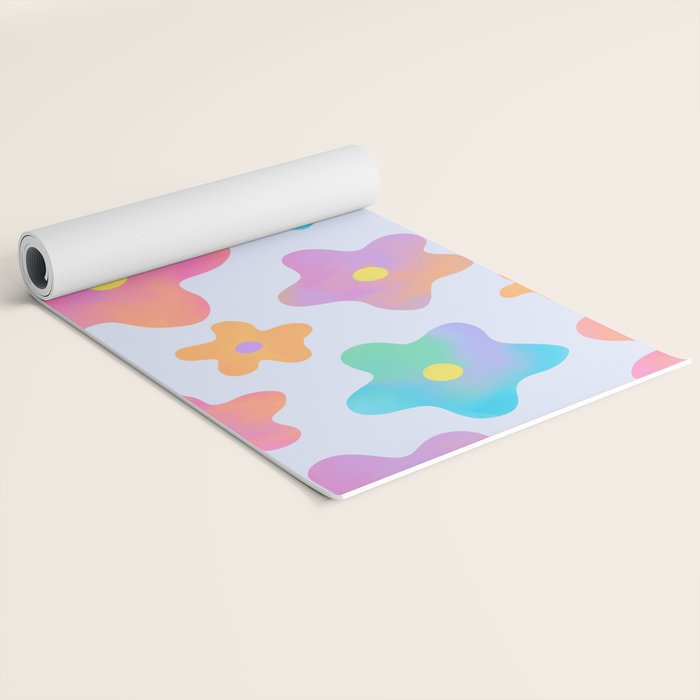 Flower market neon Yoga Mat Gallery Image 2
