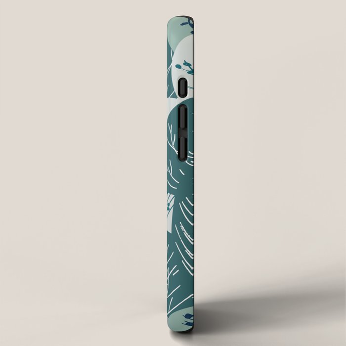 Forest Woodland Trees, Green, Floral Prints iPhone Case Gallery Image 2