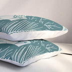Forest Woodland Trees, Green, Floral Prints Pillow Sham Gallery Image 3