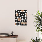 Mid-Century Modern Pattern No.1 - Concrete and Wood Poster Gallery Image 2