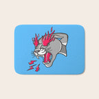 Panther Flame Bath Mat Gallery Image 1