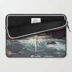 Rose Gold River Compass Laptop Sleeve Gallery Image 2