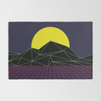 Outrun to the Sun / 80s Retro Rug Gallery Image 2