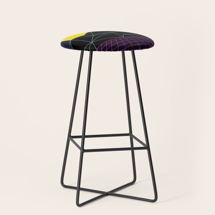Outrun to the Sun / 80s Retro Stool Gallery Image 1