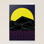 Outrun to the Sun / 80s Retro Stationery Card Gallery Image 2