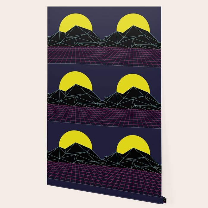 Outrun to the Sun / 80s Retro Wallpaper Gallery Image 2