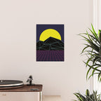 Outrun to the Sun / 80s Retro Poster Gallery Image 2